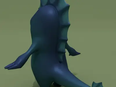 Monster Sweetie Alfred 3D model