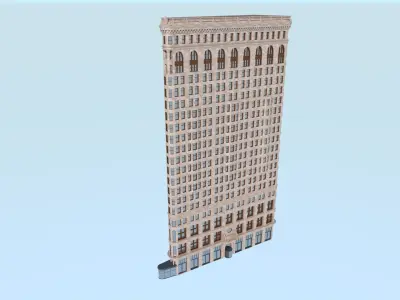 Flatiron Building Low-poly 3D model