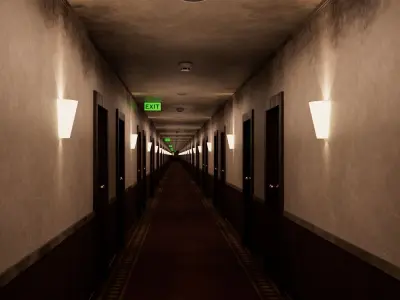The Endless Corridor 3D model