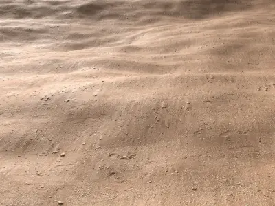 Sand Beach 01 vol 2 PBR Low-poly 3D model