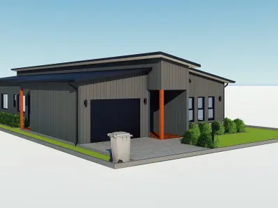 Australian House 1 3D model