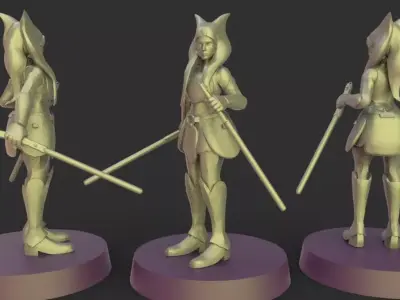 Star Wars legion Ashoka tano 3D print model