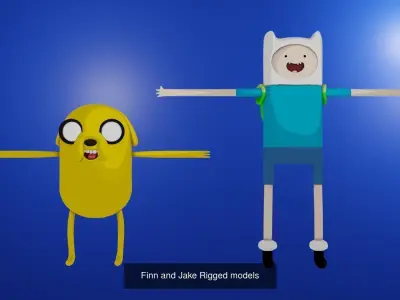 Adventure Time collection 3D Model Pack