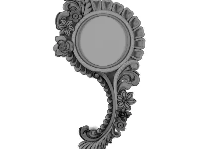 classic mirror 01 3D model