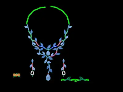 Necklace Wedding 3D print model