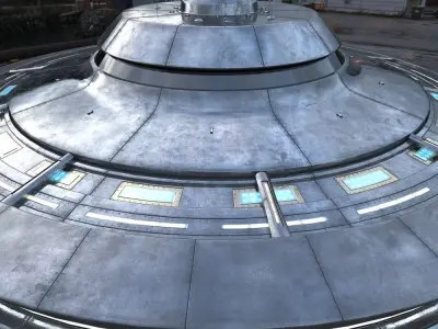 UFO Spaceship 3D model