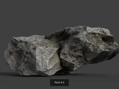 Rock Collection 006 3D Model Pack