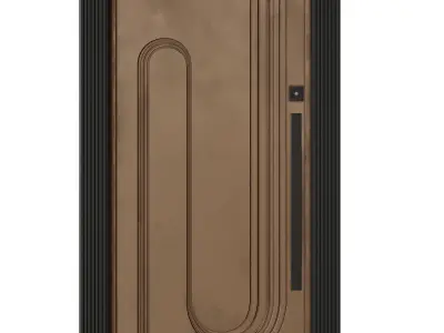 Entrance door set214 3D model
