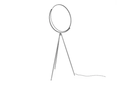 Superloon Floor Lamp Free 3D model