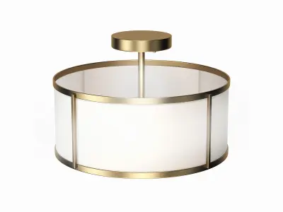 Aaru Fabric Semi Flush Mount MK5 3D model