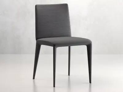 Filly dining chair with legs 3D model