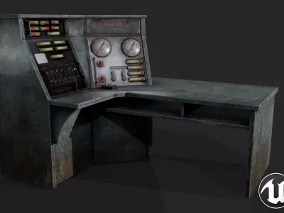 Electric Panel 2 Low-poly 3D model