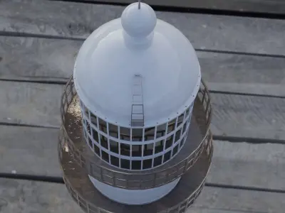 LightHouse Cabo Verde Low-poly 3D model