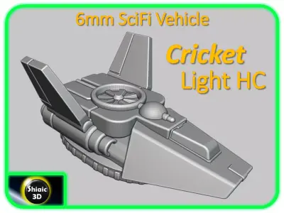 6mm SciFi Vehicle - Cricket L-HC 3D print model