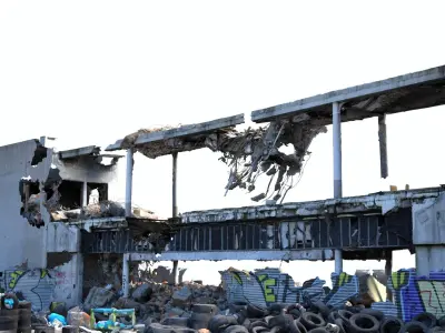  Abandoned Destroyed Building Mega Pack 