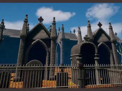 TOMBS COLLECTION Low-poly 3D model