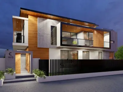 Modern House Design Architecture Plans Download AutoCAD Files 3D model