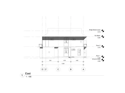 2 Floor House A2 3D model