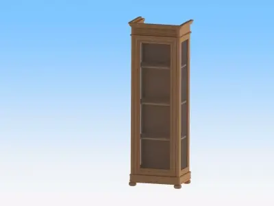 cabinet 1 door Free 3D model