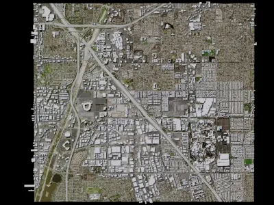 Anaheim - USA 3D model