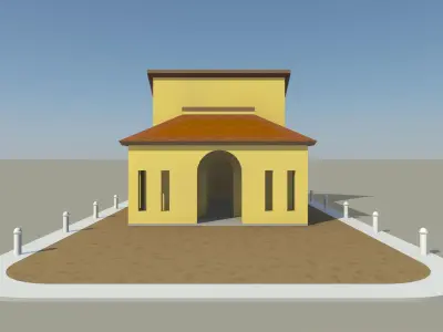 Vintage house 24R03 3D model