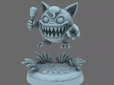 Space Orcs Roar Bellowpuff Attack Beast 3D print model