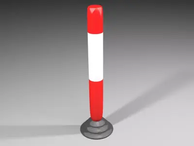 Bollard - Flexible 3D model