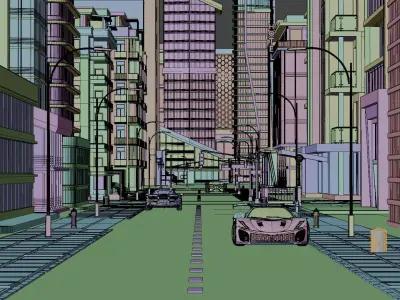 City Block  3D model