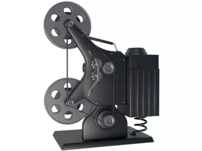 Film Projector 3D model