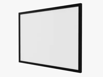 Billboard horizontal mockup 02 3D model