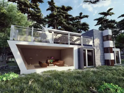 vila 3d model 3D model