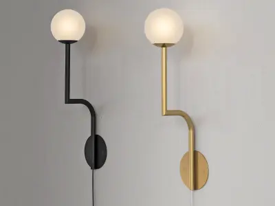 Mobil Wall Lamp Free 3D model