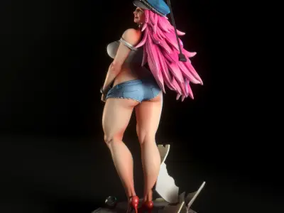 Poison from Street Fighter 3D print model