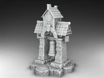 Collection - houses of the Middle Ages 3D print model