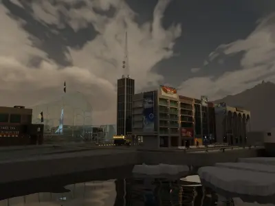 Antarctic City 3D model