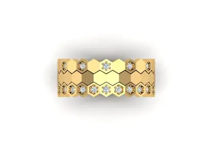 Jewelry ring 439 3D print model