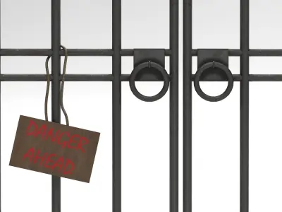 Halloween Gate 3D model