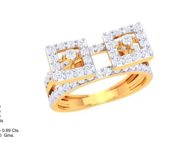 Women Ring  Render 3dm STL OBJ FBX Details 3D print model 150