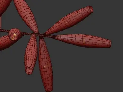 Gem chandelier 3D model