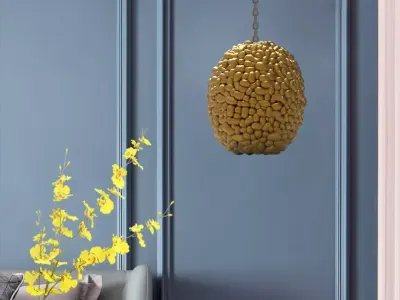 Lamp shade 3D print model 8
