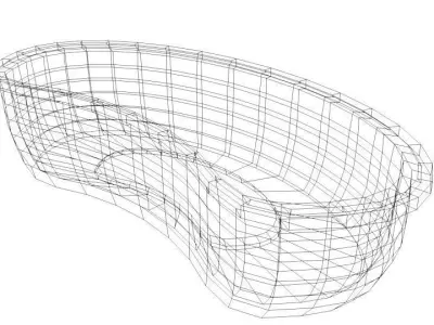 Medical Equipment Kidney Dish 3D model