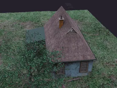 House east styled 3D model