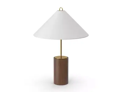 Table Lamp Low-poly 3D model 28