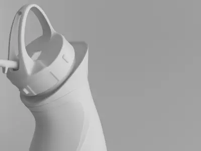 Sport Water Bottle 3D model shop