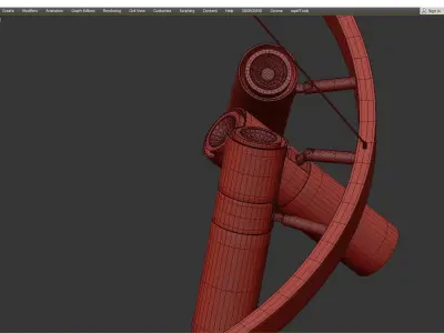 Rickon Chandelier Spot 18 Low-poly 3D model