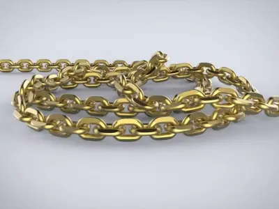 Chain 002 Free low-poly 3D model