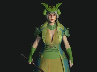 AAA 3D FANTASY REALISTIC CHARACTER - BEAUTIFUL JAPANESE QUEEN