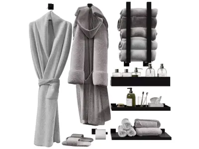 Decorative Bathroom Set 7 3D model