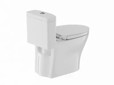 TOTO Aquia IV Washlet Two Piece Toilet 3D model
