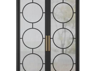 Entrance door set178 3D model